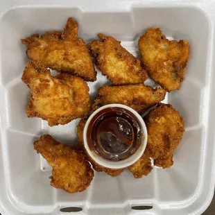 Delicious wings. Didn't even use the sauce.