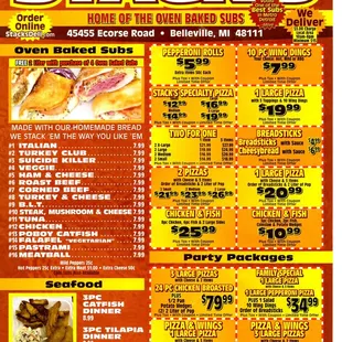 New Menus starting June 1st, 2017