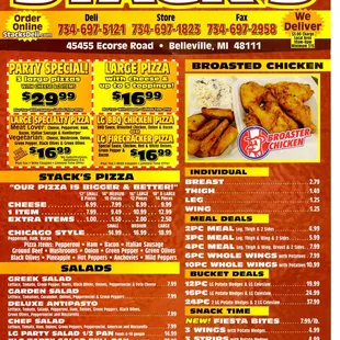 New Menus starting June 1st, 2017