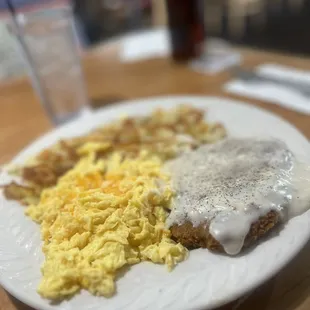 Country FRIED STEAK breakfast