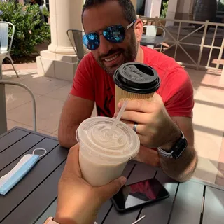 Iced chai latte