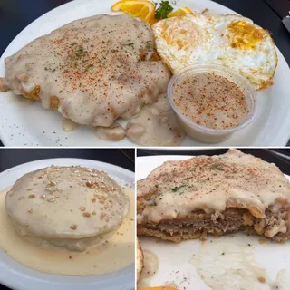 Chicken Fried Steak & Eggs