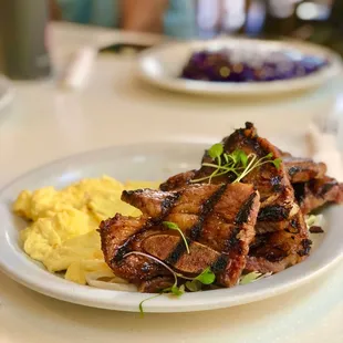 Kalbi and Eggs Combo