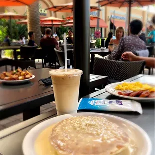 White Lava Pancakes