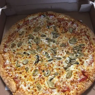 $3 for mushroom topping and this is all they gave us. Not a good value.