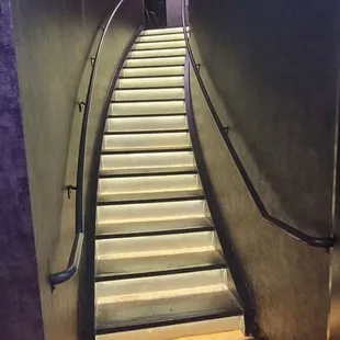 Restaurant stairs