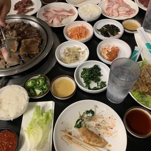 Our delicious spread of food