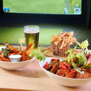 Wings and sports... what could be better?  Stadium Club&apos;s chef-driven menu offers elevated sports bar fare and a high energy environment
