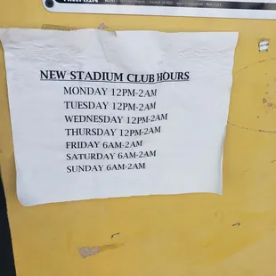 New hours suck