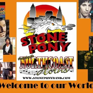 a collage of the stone pony