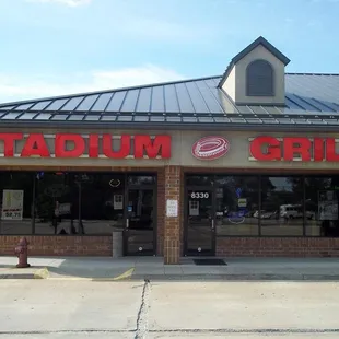 the front of the restaurant