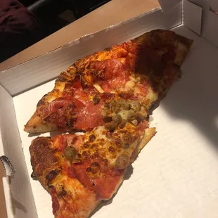 Meat lovers artisan flat bread