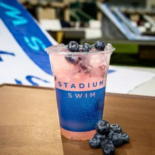 Kyoto Cooler - Gekkeikan Blueberry Sake, Lemon Sour, Blueberries