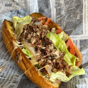 Stadium chopped cheese