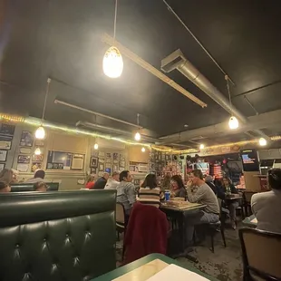 people sitting at tables