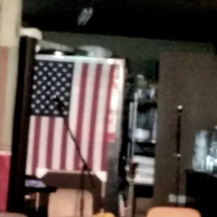 Corner for musicians.