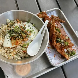 Moms Fried Rice, Wings