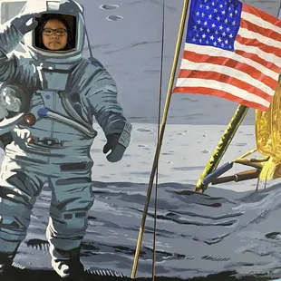 Haniah on the Moon