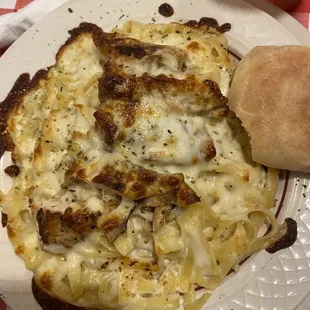 And chicken pasta