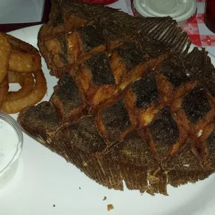 Whole Flounder and it sells out quickly!