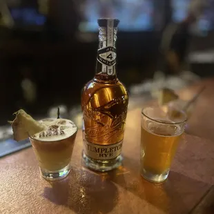 Templeton rye , mai tai , Kona big wave