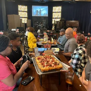 pizza, interior