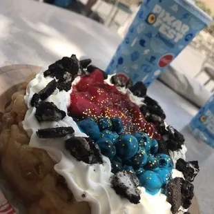 Berry Funnel Cake!