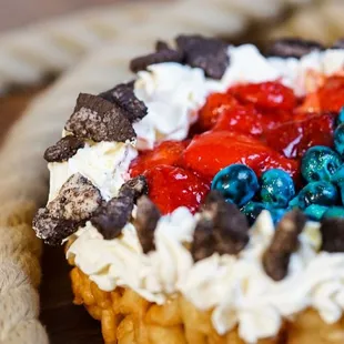 waffles, food