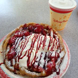 Strawberry Funnelcake