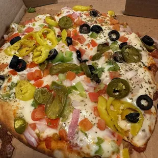 Veggie pizza