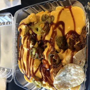 Pulled Pork Nachos - yum