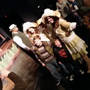 Pictures &amp; autographs with the actors