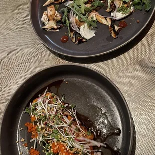 Ahi Dynamite and Mushroom Salad (Fave)