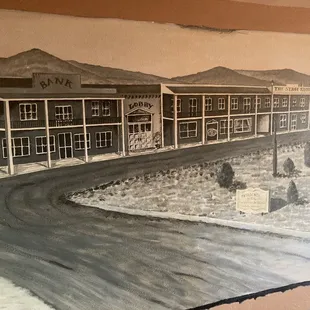 Old time photo in the room