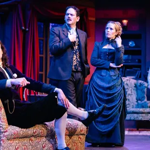 A performance of Sherlock Holmes and the Adventure of the Elusive Ear by David MacGregor, a Regional Premiere at Stage West