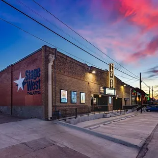 Stage West at sunset, waiting welcome North Texas arts lovers to a wonderful dinner and performance on one of our stages.