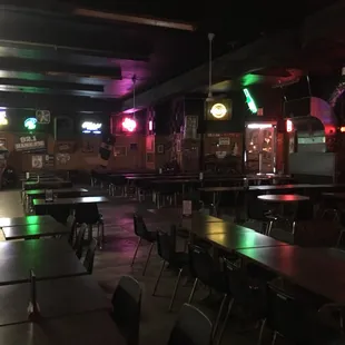 Can be a little dark - but the dance floor is well Lit