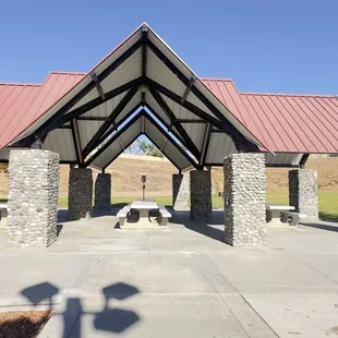 Covered picnic area