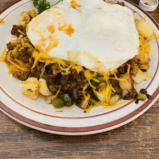 Chorizo with eggs