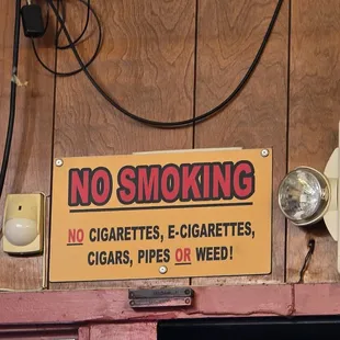No smoking
