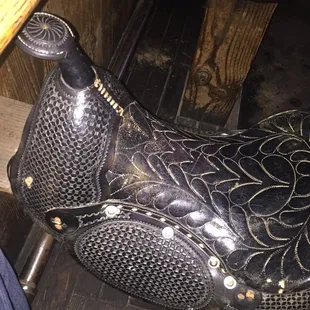 You can even saddle up at the bar