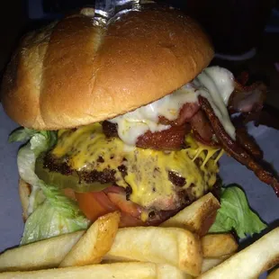 Baco Licious burger I rate a D for Delicious.