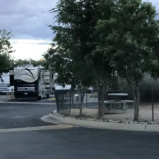 Big rig friendly. Nice trees.