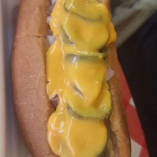USS Arizona style with added cheese