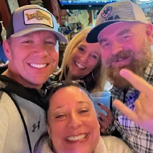 Having a great time with some great music and great friends!