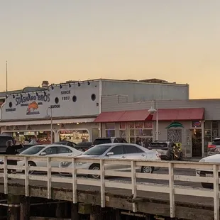 View of restaurant on the wharf