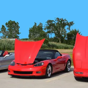 These award winning Corvettes seem to always park facing the late afternoon sun.  Maybe there's something to that theory!
