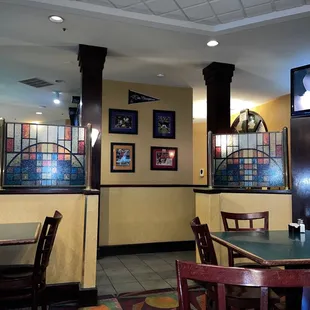 the interior of a restaurant