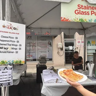 Taste of Wheaton - Cheese pizza