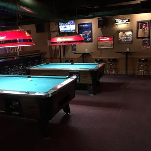 50¢ Pool Tables Upstairs